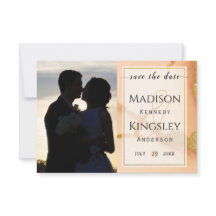 Moderne Abstrait de Corail 💡 Mariage à l'encre à 