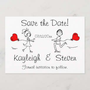 Save The Date Moderne Cute Enregistrer la date