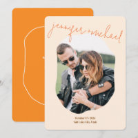 Moderne Écriture Orange Colorée et Audacieuse Phot