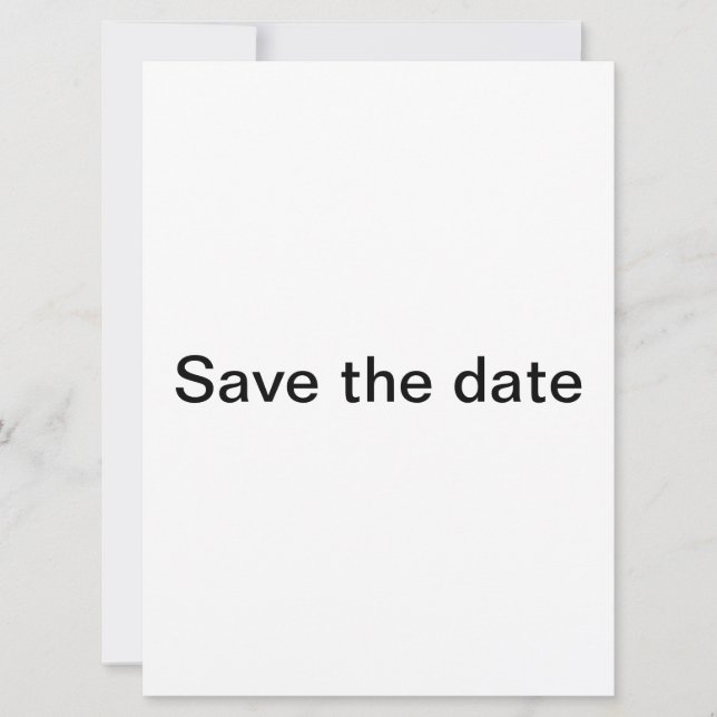 Save The Date Moderne enregistrer la date (Devant)
