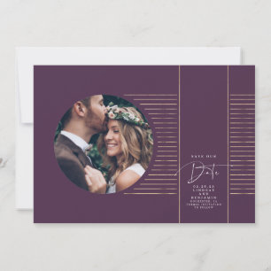 Save The Date Moderne Minimal Delicate Enregistrer La Photo Date