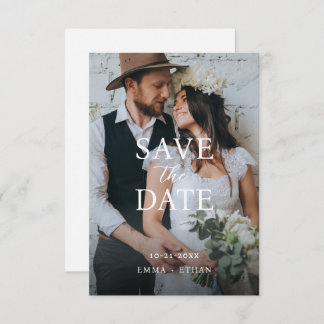 Save The Date Moderne minimaliste rose pâle