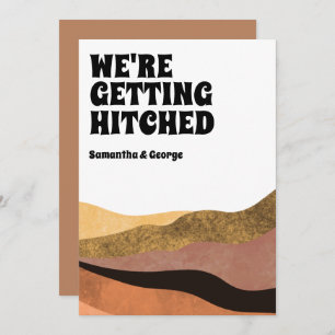 Save The Date Moderne simple Nous sommes en train de devenir Mar