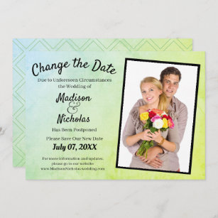 Save The Date Modifier la date Ajouter Mariage photo Parchemin v