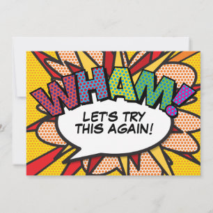 Save The Date Modifier la date reportée Comic Book Modern