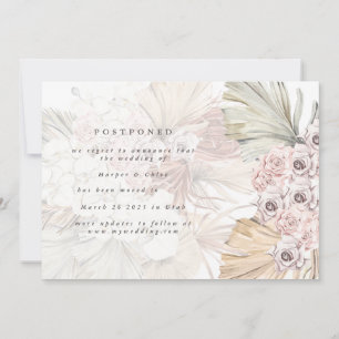 Save The Date Modifier La Date Tropical Pampas Reportée La Date