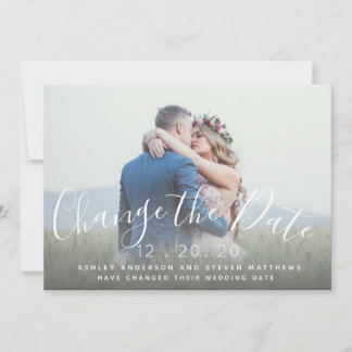 Save The Date Modifier la photo du script Mariage date