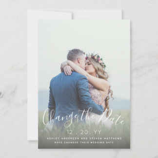 Save The Date Modifier la photo du script Mariage date