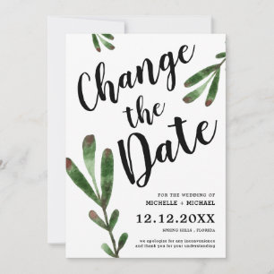 Save The Date Modifier Le Report Mariage Date