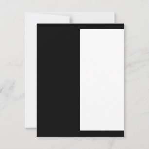 Save The Date moitié blanc noir moitié noir moitié noir blanc