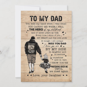 Save The Date Mon Père Cadeau À Mon Père Mon Héros