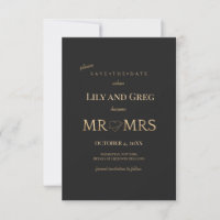 Monsieur et Madame vous annoncent la date