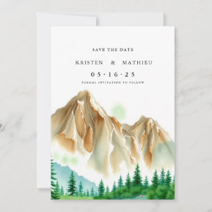 Save The Date Mont Editable Boho