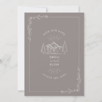 Montagnes de l'art de la ligne de mariage améthyst