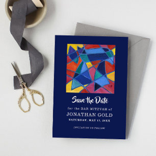 Save The Date Mot hébreu peint "Chai" - Vie