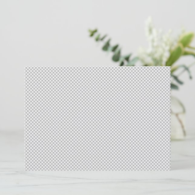 Save The Date Motif de point de Polka gris minimal (Debout devant)