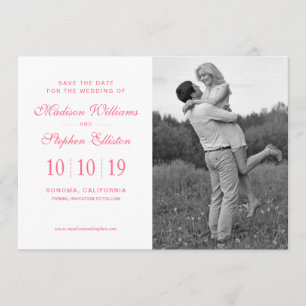 Save The Date Motif floral d'aquarelle colorée - faites gagner