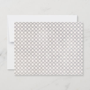 Save The Date Motif géométrique beige islamique