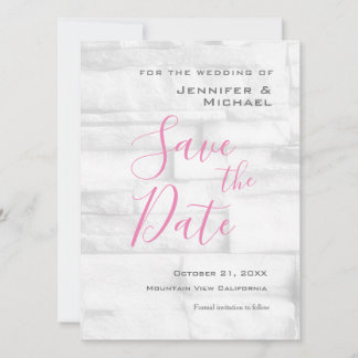 Save The Date Mur Design Mariage Professionnel Minimaliste Moder