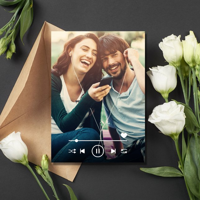 Save The Date Musique Thème Mariage Photo Enregistrer la date (Music Themed Wedding Photo Save the Date)