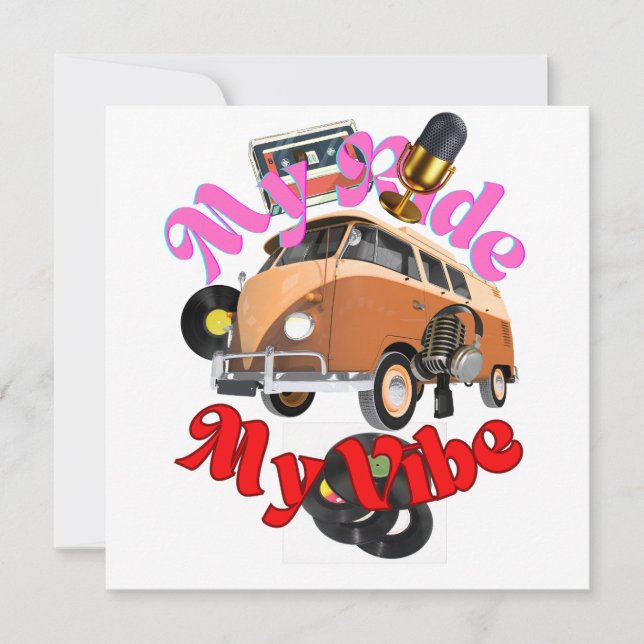 Save The Date My Ride : Mon Vibe (Devant)