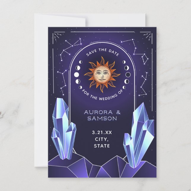 Save The Date Mystic Sun Event Enregistrer la date (Devant)