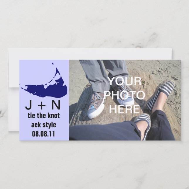 Save The Date Nantucket Enregistrer la date (Devant)