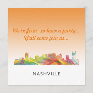SAVE THE DATE NASHVILLE, TENNESSEE SKYLINE WB1 -