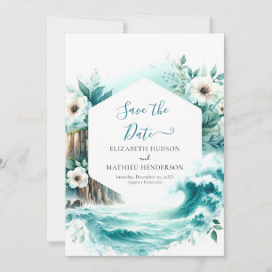 Save The Date Nature Simple Mariage nautique