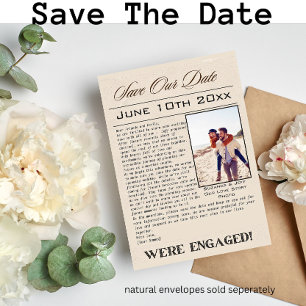 Save The Date NEWSLETTER Enregistrer notre date Mariage Faire-pa