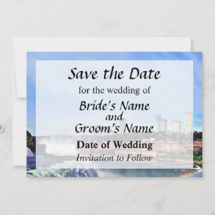 Save The Date Niagara Falls NY - Sous l'arc-en-ciel Enregistrez 