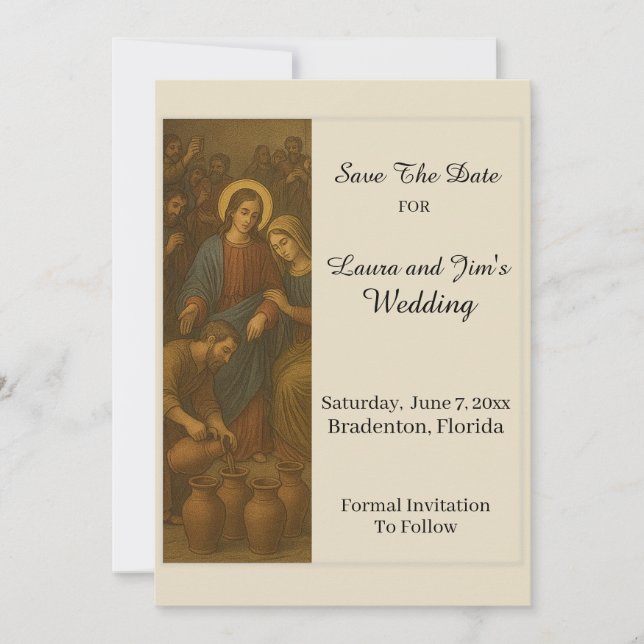 Save The Date Noces de Cana (Devant)
