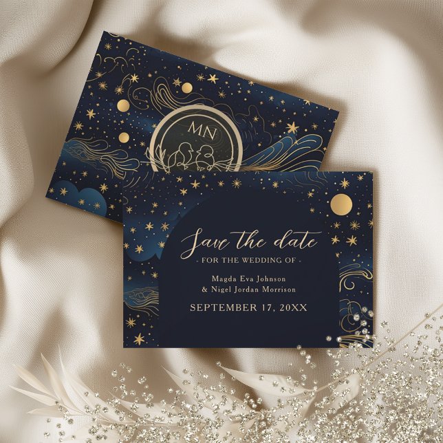 Save The Date Noces d'or de la Marine Céleste (Créateur téléchargé)