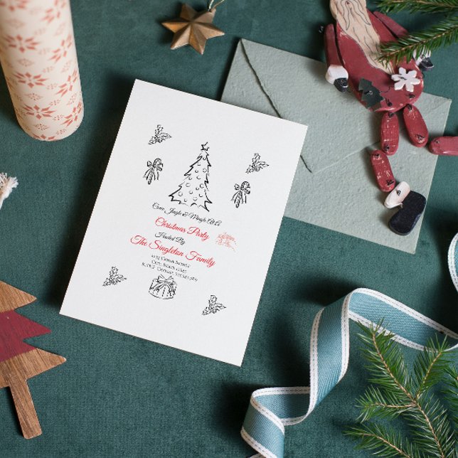 Save The Date Noël non photo sifflant (Créateur téléchargé)