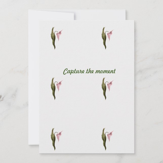 Save The Date Note plate (Devant)