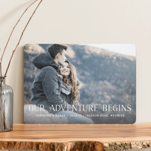 Save The Date Notre aventure commence   Mariage photo
