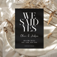 Nous Avons Dit Oui Minimal Chic Mariage Moderne