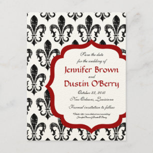 Save The Date Nouvelle-Orléans Enregistrer la date