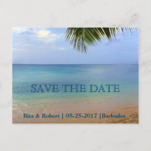 Save the date Océan Carte Faire-part postale