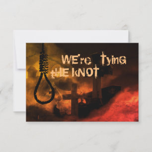 Save The Date Oie et cimetière Nous sommes en train de nouer le 