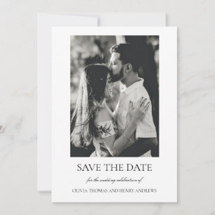 Save The Date Olivia Élégant Mariage Chrétien Photo Mariage