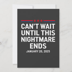 Save The Date On ne peut pas attendre que ce cauchemar prenne fi