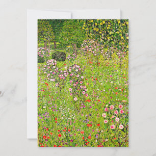 Save The Date Orchard Gustav Klimt avec Rose
