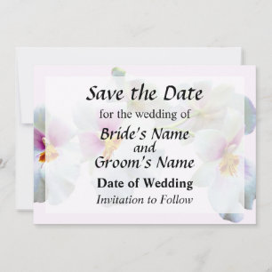 Save The Date Orchidée Miltoniopsis Florentine Enregistrer la da