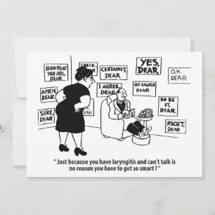 Save The Date Oui chéri, dessin animé humour noir et blanc,