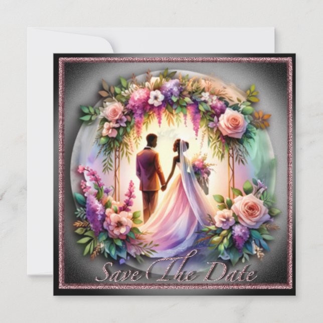 Save The Date Our Love Reaches The Moon  (Devant)