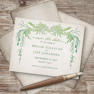 Save The Date Pagan Handfasting Mariage