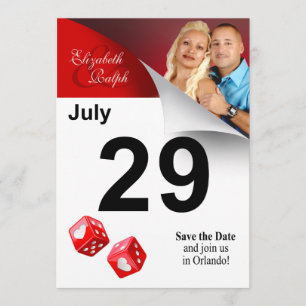 Save The Date Page Calendrier LR Enregistrer la date Las Vegas P
