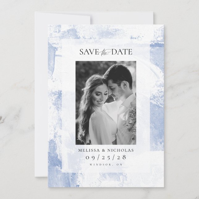Save The Date Painting texture photo (Devant)