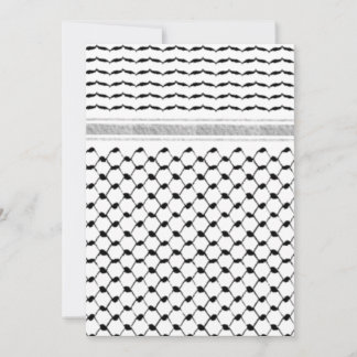 Save The Date Palestinien Kufiya Personnalisé Conçu